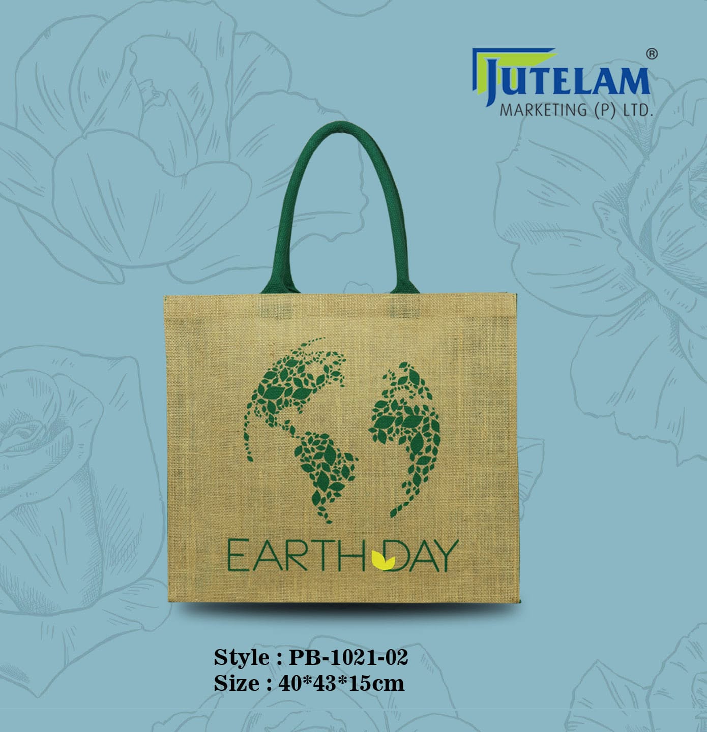 Earth Day Jute Bag